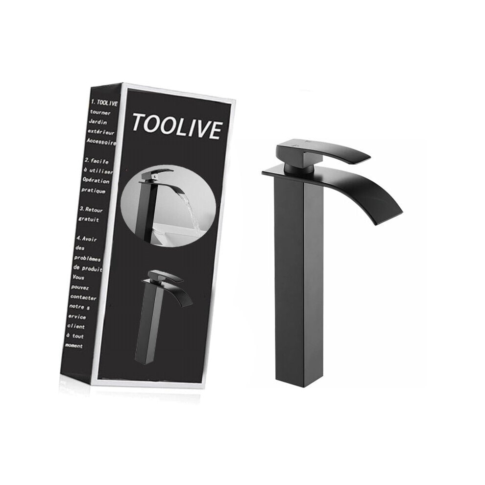 Contemporary Appearance Basin Mixer, Adjustable Temperature Control With Single Handle For Stylish Bathroom Sink (Solid Brass, Matte Black Finish) 9466005066006