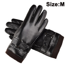 Gants en cuir modernes, design tendance et chaleur hivernale pour les aventures en plein air