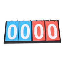 Multi Sports Score Flip Scoreboard for Schools and Tournaments, Portable Flip Scoreboard with Widespread Application and Lightweight Build, Durable Co
