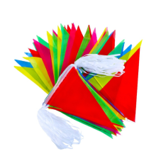 Decor versatil pentru aranjarea evenimentelor, rezistență la decolorare UV, ghirlande de petrecere reutilizabile, lungime 5 m, cu steaguri