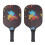 2-teiliges Pickleball-Schläger-Set aus Kohlefaser, 5