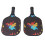 2-teiliges Pickleball-Schläger-Set aus Kohlefaser, 3