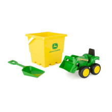 John Deere Sandbox 3pc-Set 6" Tractor w/Bucket & Spade TOMY 47339
