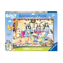 3171 Bluey Christmas Special Edition 24 Piece Giant Floor Jigsaw Puzzle for Kids Age 3 Years Up