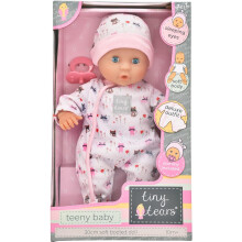 John Adams | Tiny Tears - Teeny Baby - 30cm soft bodied doll: One of the UK's best loved doll brands! | Nurturing Dolls | Ages 10m+