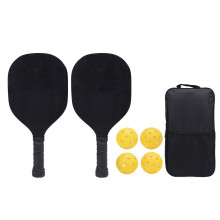 1 Paar Ball Paddles Set Holz Ball Schläger mit 36