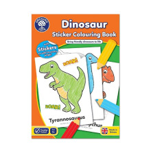 Orchard Dinosaur Sticker Colouring Book - Board Game