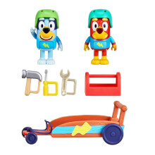 Bluey Rusty & Bluey's Go-Kart Playset