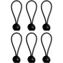 Corde élastique robuste avec boule, latex de qualité supérieure pour une durabilité accrue, idéale pour arrimer les bagages et le chargement.