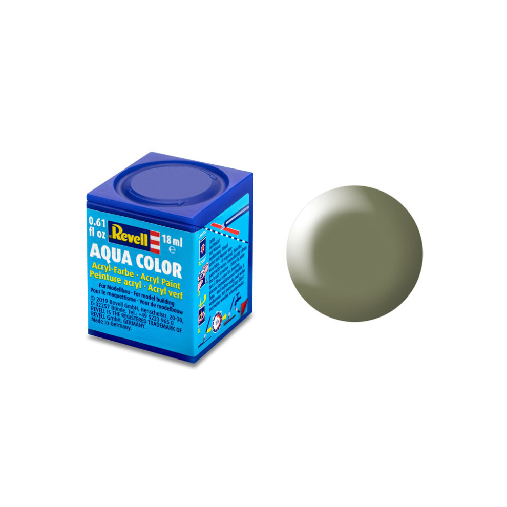 Revell 18ml Aqua Color Acrylic Paint (greyishgreen Silkyy Finish) - Model -  revell 18ml acrylic model aqua paints color choose colours rva752 362