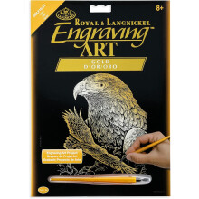 Royal & Langnickel Gold Engraving Art A4 Size Eagles Designed Painting Set