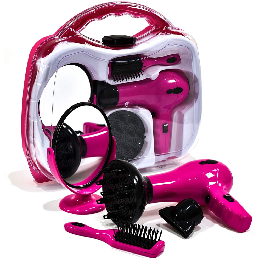 Kandy Toys Hairdryer Set In Carry Case