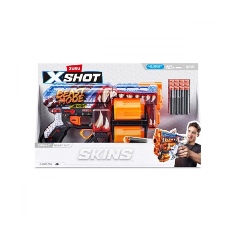 Zuru Zuru X Shot Skins Dread Beast Out With 12 Foam Bullets