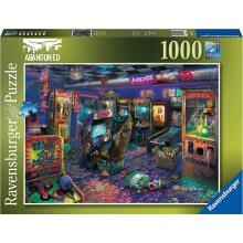 Ravensburger Serie Abandoned: Forgotten Arcade Puzzle 1000 Pezzi per Adulti - Retro Gaming Nostalgia