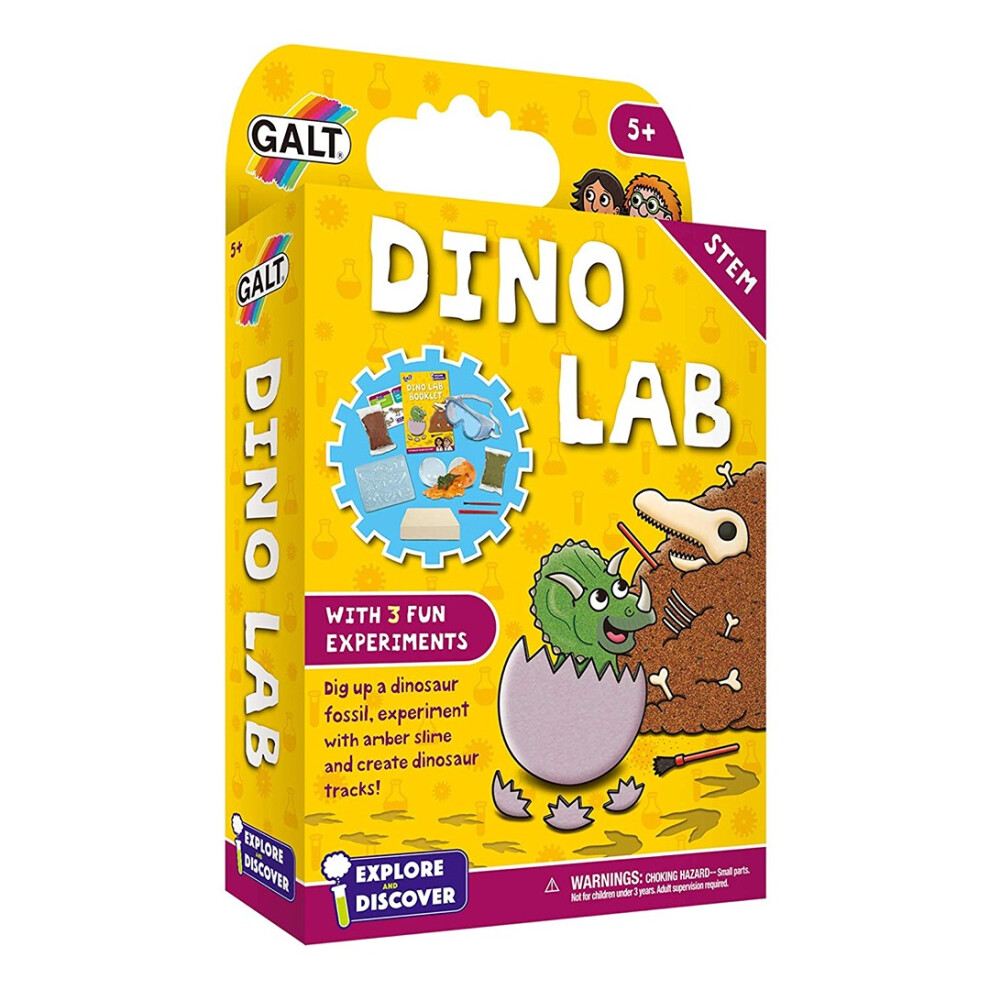 Galt Toys Dino Lab Excavation Science Set Amber