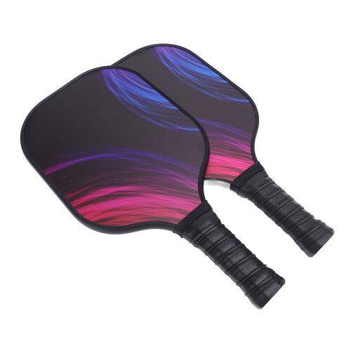 2-teiliges Pickleball-Schläger-Set aus Kohlefaser, 2