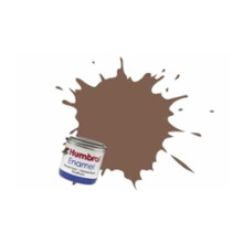 Humbrol Enamel Paint 14ML No 186 Brown - Matt