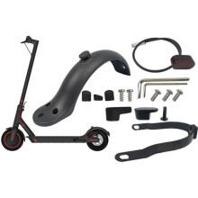 Support de garde-boue arrière et feu arrière pour Xiaomi M365, 1S, Essential, Pro et Pro2 - SURENHAP - Noir