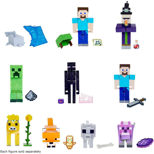 Minecraft Minecraft 3.25" Core Figure (Styles Vary, One Supplied)