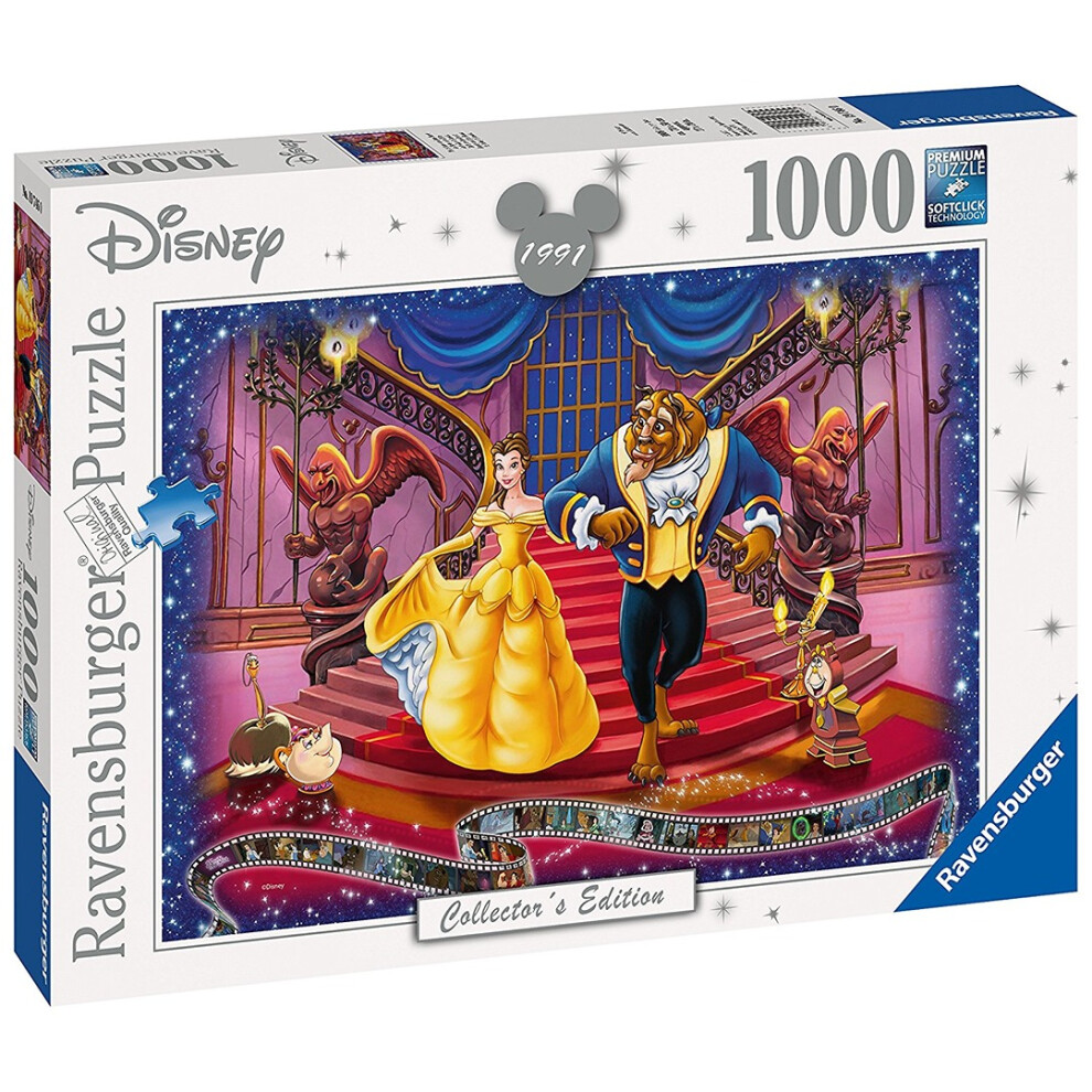 Ravensburger Disney Collector's Edition Beauty & The Beast 1000pc Jigsaw Puzzle