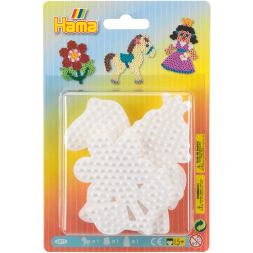Hama Beads Hama Pony, Flower & Princess Pegboard Blister Pack