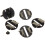Scalextric Round Guide Blade, 4 Braid Plates, 1 Screw 1