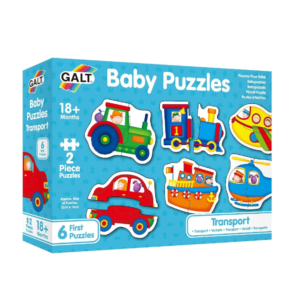 Galt Toys New Baby Puzzles, Transport