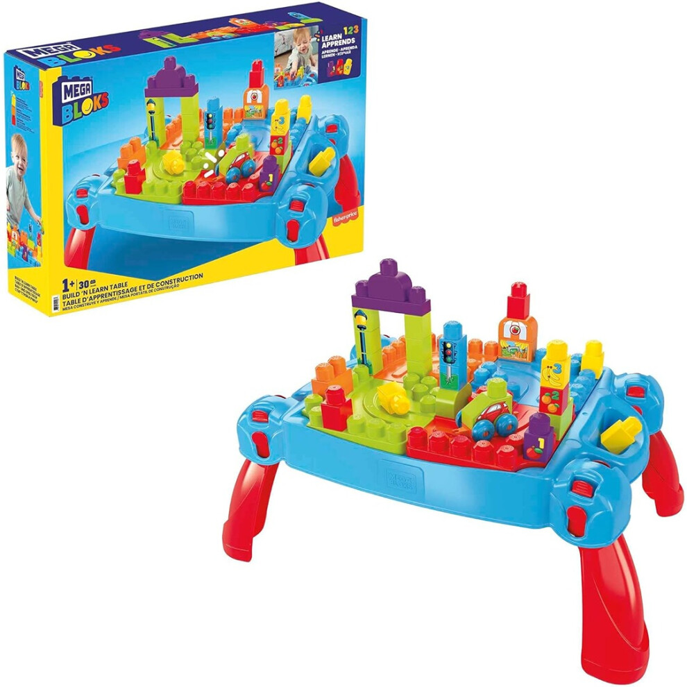 Mega Bloks Fgv05 Build & Learn Table