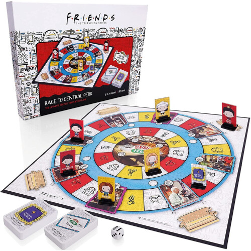 Friends Friends Trivia Race To Central Perk Board Game