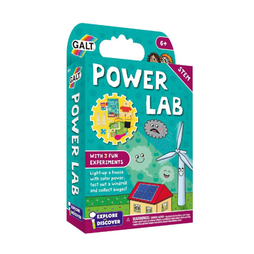 Galt Galt, Power Lab, Science Kit for Kids, Ages 6 years plus