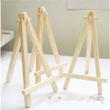 Ensemble de 10 mini chevalets de table en bois pour la décoration artistique