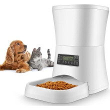 Distributeur automatique de croquettes pour chien de 7 litres avec enregistrement vocal (Vendeur Muguet)