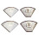 Paperless Coffee Filter Meshes Bag Stainless Steels-L Cone 2
