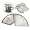 Paperless Coffee Filter Meshes Bag Stainless Steels-L Cone 3