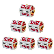Small Treasure Chests Aquariums Decorative Accessory-Style A