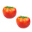 2Pcs Artificial Tomatoes Ornament For Kitchen Decors-Red yellow 1