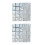2pcs Heatproof Shell Beverage Coasters Heat Insulation-White M 1