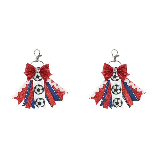2Pcs Pin Me Cheer Keychains Sport Glitters Beautiful-Style 2
