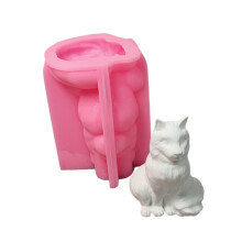 Lovely Animal Candle Molds Handmade Epoxy Resin Molds 3D Cats