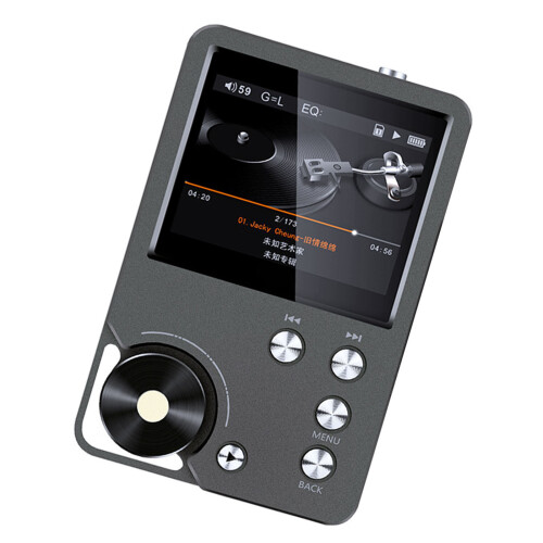 DSD256 HiFi MP3 Player 320x240 Display Fingerprints-No memory