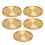 5Pcs Brass Storage Tray Coaster Heat-Small brass coasters 1