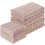 Microfiber Kitchen Towels and Dishcloths Set 12Pack Lint Quick Absorption 2 Sizes Camel 1
