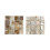 2pcs Handmade Shell Coasters Heat Resistant Cup Mat for-White L 2