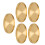 5Pcs Brass Heat Insulation Mat Drink-Small brass coasters 1