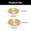 5Pcs Brass Heat Insulation Mat Drink-Small brass coasters 3