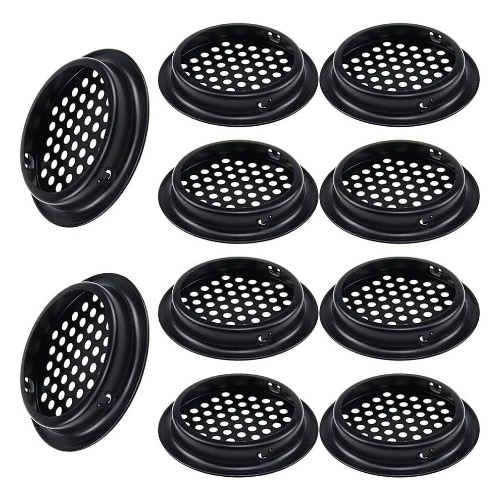 Stainless Steel Mesh Hole Air Vent, Anti-Corrosion Round Soffit Louver Ensures Wide Application In Closets, Drawers, And Bookcases 9454554066936