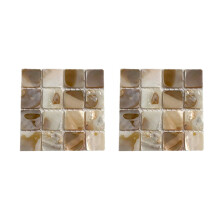2pcs Handmade Drink Coasters Heat Resistant Cup Mats-Coffee S