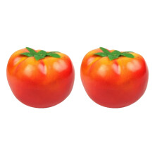 Pack of 2 Foam Tomatoes Display Simulation Tomatoes-Red yellow