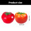 Pack of 2 Foam Tomatoes Display Simulation Tomatoes-Red yellow 4