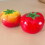 Pack of 2 Foam Tomatoes Display Simulation Tomatoes-Red yellow 6